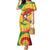 Lithuania Basketball Skeleton Personalized Family Matching Mermaid Dress and Hawaiian Shirt Skullman Lithuania Tie Dye