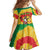 Lithuania Basketball Skeleton Personalized Family Matching Summer Maxi Dress and Hawaiian Shirt Skullman Lithuania Tie Dye