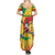Lithuania Basketball Skeleton Personalized Family Matching Summer Maxi Dress and Hawaiian Shirt Skullman Lithuania Tie Dye