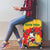 Lithuania Basketball Skeleton Personalized Luggage Cover Skullman Lithuania Tie Dye