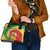Lithuania Basketball Skeleton Personalized Shoulder Handbag Skullman Lithuania Tie Dye