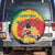 Lithuania Basketball Skeleton Personalized Spare Tire Cover Skullman Lithuania Tie Dye