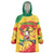 Lithuania Basketball Skeleton Personalized Wearable Blanket Hoodie Skullman Lithuania Tie Dye