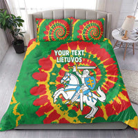 Lithuania Tie Dye Retro Basketball 1992 Personalized Bedding Set