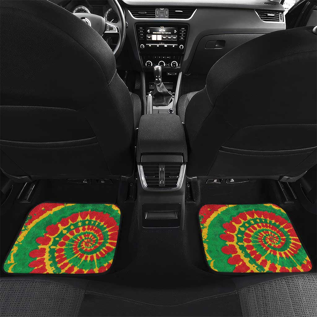 Lithuania Tie Dye Retro Basketball 1992 Personalized Car Mats