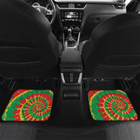 Lithuania Tie Dye Retro Basketball 1992 Personalized Car Mats