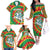 Lithuania Tie Dye Retro Basketball 1992 Personalized Family Matching Off The Shoulder Long Sleeve Dress and Hawaiian Shirt