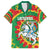 Lithuania Tie Dye Retro Basketball 1992 Personalized Family Matching Off The Shoulder Long Sleeve Dress and Hawaiian Shirt