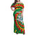 Lithuania Tie Dye Retro Basketball 1992 Personalized Family Matching Off Shoulder Maxi Dress and Hawaiian Shirt