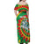 Lithuania Tie Dye Retro Basketball 1992 Personalized Family Matching Off Shoulder Maxi Dress and Hawaiian Shirt