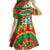 Lithuania Tie Dye Retro Basketball 1992 Personalized Family Matching Off Shoulder Short Dress and Hawaiian Shirt