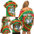 Lithuania Tie Dye Retro Basketball 1992 Personalized Family Matching Off Shoulder Short Dress and Hawaiian Shirt