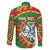 Lithuania Tie Dye Retro Basketball 1992 Personalized Family Matching Off Shoulder Short Dress and Hawaiian Shirt