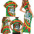 Lithuania Tie Dye Retro Basketball 1992 Personalized Family Matching Short Sleeve Bodycon Dress and Hawaiian Shirt