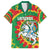 Lithuania Tie Dye Retro Basketball 1992 Personalized Family Matching Short Sleeve Bodycon Dress and Hawaiian Shirt