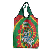 Lithuania Tie Dye Retro Basketball 1992 Personalized Grocery Bag