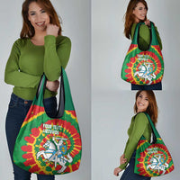 Lithuania Tie Dye Retro Basketball 1992 Personalized Grocery Bag