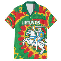 Lithuania Tie Dye Retro Basketball 1992 Personalized Hawaiian Shirt
