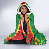 Lithuania Tie Dye Retro Basketball 1992 Personalized Hooded Blanket