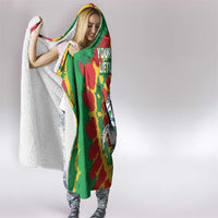 Lithuania Tie Dye Retro Basketball 1992 Personalized Hooded Blanket