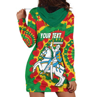 Lithuania Tie Dye Retro Basketball 1992 Personalized Hoodie Dress