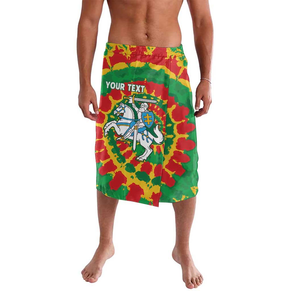 Lithuania Tie Dye Retro Basketball 1992 Personalized Lavalava