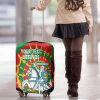 Lithuania Tie Dye Retro Basketball 1992 Personalized Luggage Cover