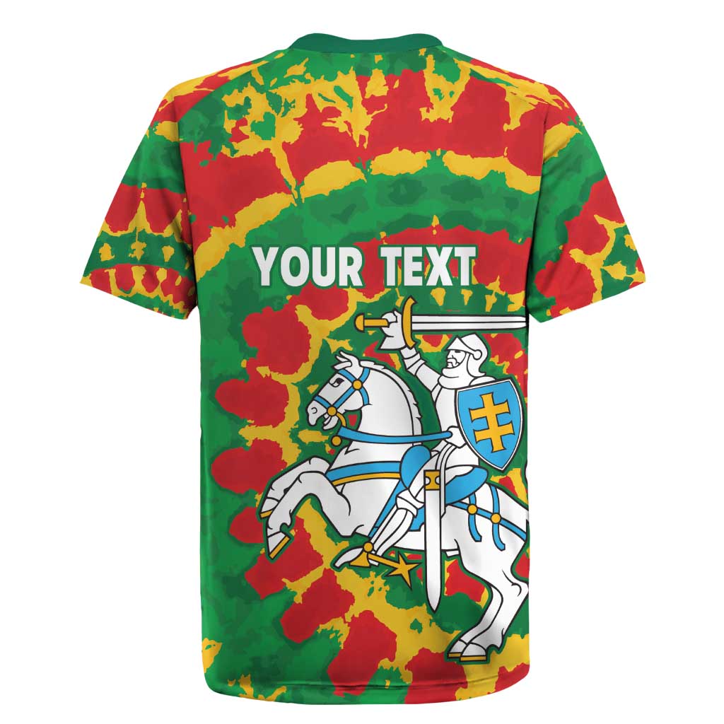 Lithuania Tie Dye Retro Basketball 1992 Personalized Rugby Jersey