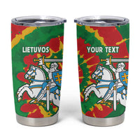 Lithuania Tie Dye Retro Basketball 1992 Personalized Tumbler Cup