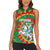 Lithuania Tie Dye Retro Basketball 1992 Personalized Women Sleeveless Polo Shirt