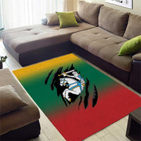 Lithuania Vytis Area Rug Lietuvos Chasing and Fighting