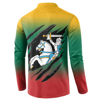 Lithuania Vytis Button Sweatshirt Lietuvos Chasing and Fighting