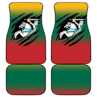 Lithuania Vytis Car Mats Lietuvos Chasing and Fighting