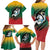 Lithuania Vytis Family Matching Long Sleeve Bodycon Dress and Hawaiian Shirt Lietuvos Chasing and Fighting
