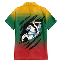 Lithuania Vytis Family Matching Long Sleeve Bodycon Dress and Hawaiian Shirt Lietuvos Chasing and Fighting