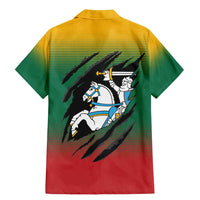 Lithuania Vytis Family Matching Mermaid Dress and Hawaiian Shirt Lietuvos Chasing and Fighting