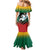 Lithuania Vytis Family Matching Mermaid Dress and Hawaiian Shirt Lietuvos Chasing and Fighting