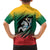 Lithuania Vytis Family Matching Off The Shoulder Long Sleeve Dress and Hawaiian Shirt Lietuvos Chasing and Fighting