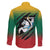Lithuania Vytis Family Matching Off The Shoulder Long Sleeve Dress and Hawaiian Shirt Lietuvos Chasing and Fighting