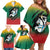 Lithuania Vytis Family Matching Off Shoulder Short Dress and Hawaiian Shirt Lietuvos Chasing and Fighting