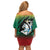 Lithuania Vytis Family Matching Off Shoulder Short Dress and Hawaiian Shirt Lietuvos Chasing and Fighting