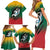 Lithuania Vytis Family Matching Short Sleeve Bodycon Dress and Hawaiian Shirt Lietuvos Chasing and Fighting