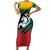 Lithuania Vytis Family Matching Short Sleeve Bodycon Dress and Hawaiian Shirt Lietuvos Chasing and Fighting
