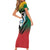 Lithuania Vytis Family Matching Short Sleeve Bodycon Dress and Hawaiian Shirt Lietuvos Chasing and Fighting