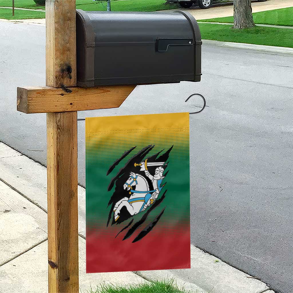 Lithuania Vytis Garden Flag Lietuvos Chasing and Fighting