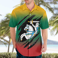 Lithuania Vytis Hawaiian Shirt Lietuvos Chasing and Fighting