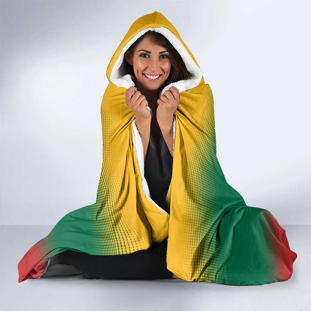 Lithuania Vytis Hooded Blanket Lietuvos Chasing and Fighting