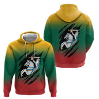 Lithuania Vytis Hoodie Lietuvos Chasing and Fighting