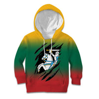 Lithuania Vytis Kid Hoodie Lietuvos Chasing and Fighting