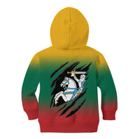 Lithuania Vytis Kid Hoodie Lietuvos Chasing and Fighting